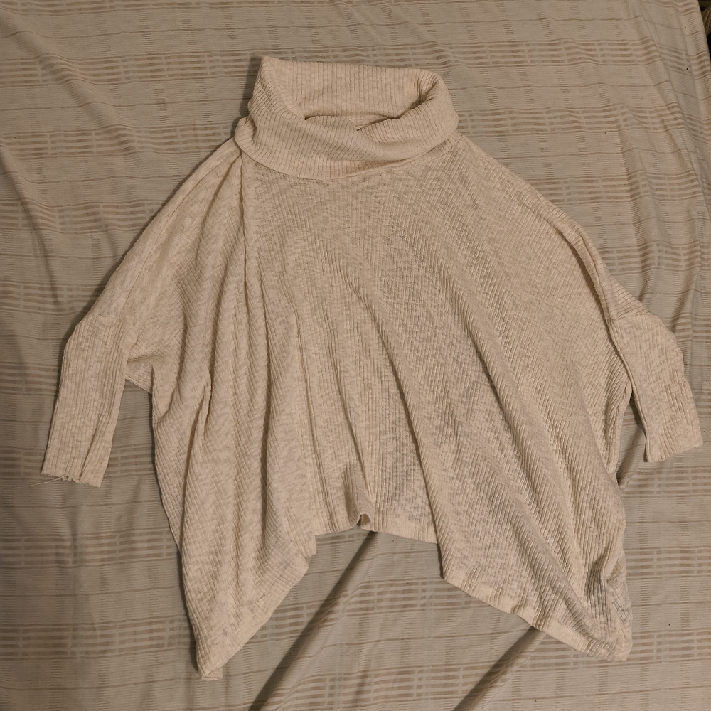 Free People Beach Cream Turtleneck